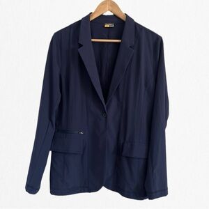 Eddie Bauer Women's Departure Blazer in a Navy Atlantic Color